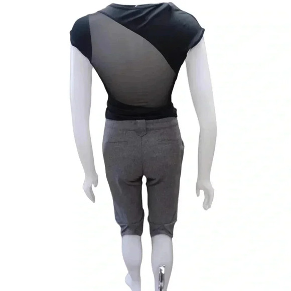 Free  Bird Collection Wool Blend Grey Capri Size 26 - Picture 3 of 12
